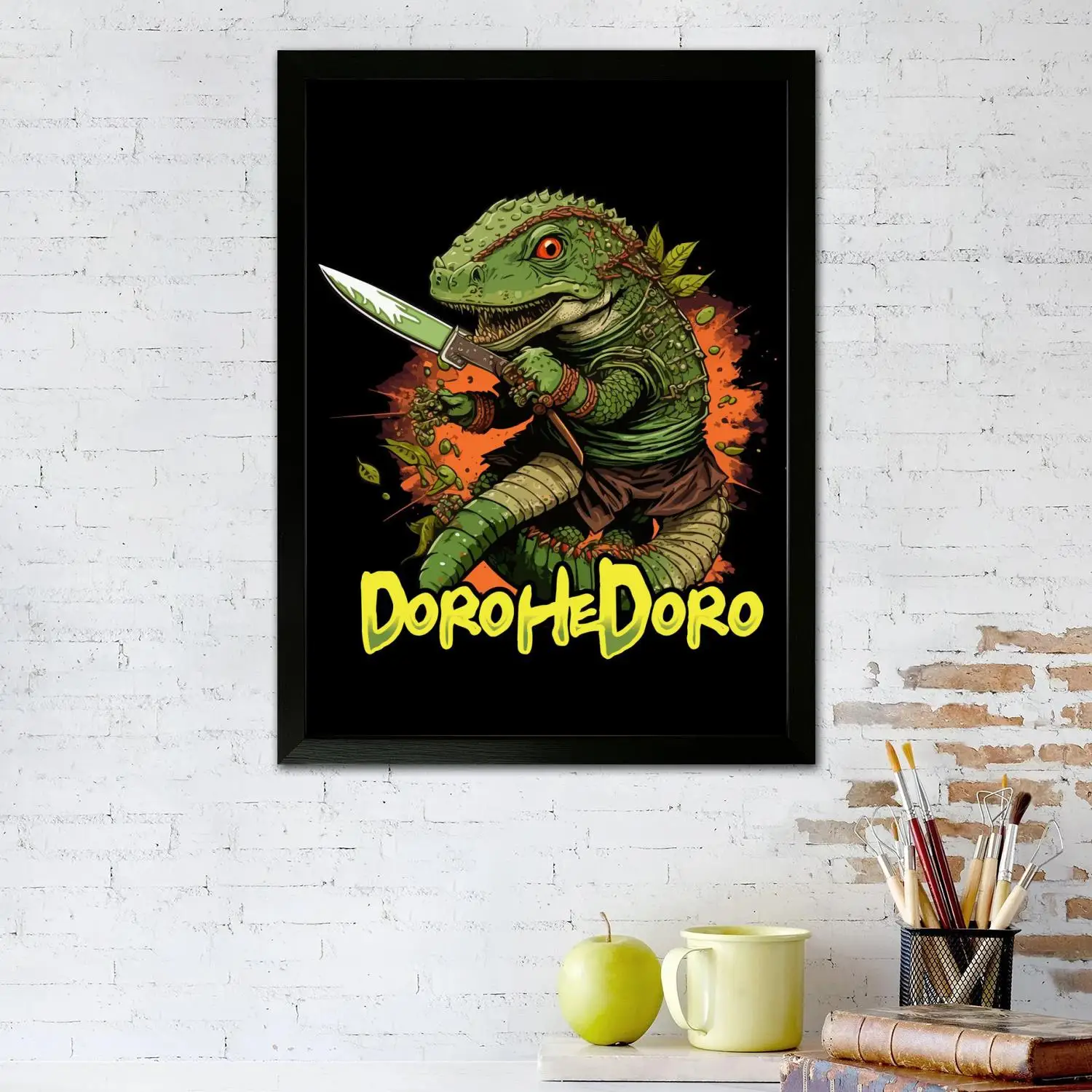 Dorohedoro Anime Canvas Art Poster and Wall Art, Picture Print, Modern Family Bedroom Decor,Decorative painting