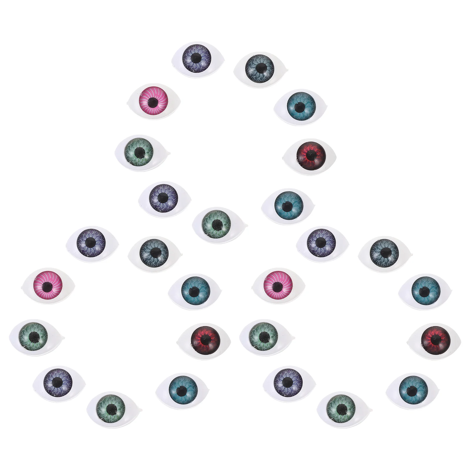 60 Pcs Halloween Eyes Cosplay Eyeballs Scary Party for Crafts Acrylic Real Looking