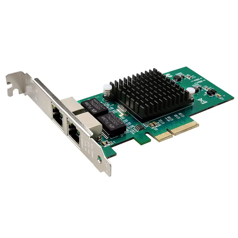 Imagem -06 - Great-q Novo Pci Express Gigabit Ethernet Placa de Rede Pice Gigabit Dupla Rj45 Placa de Rede Diskless Boot Intel82575eb Chipest