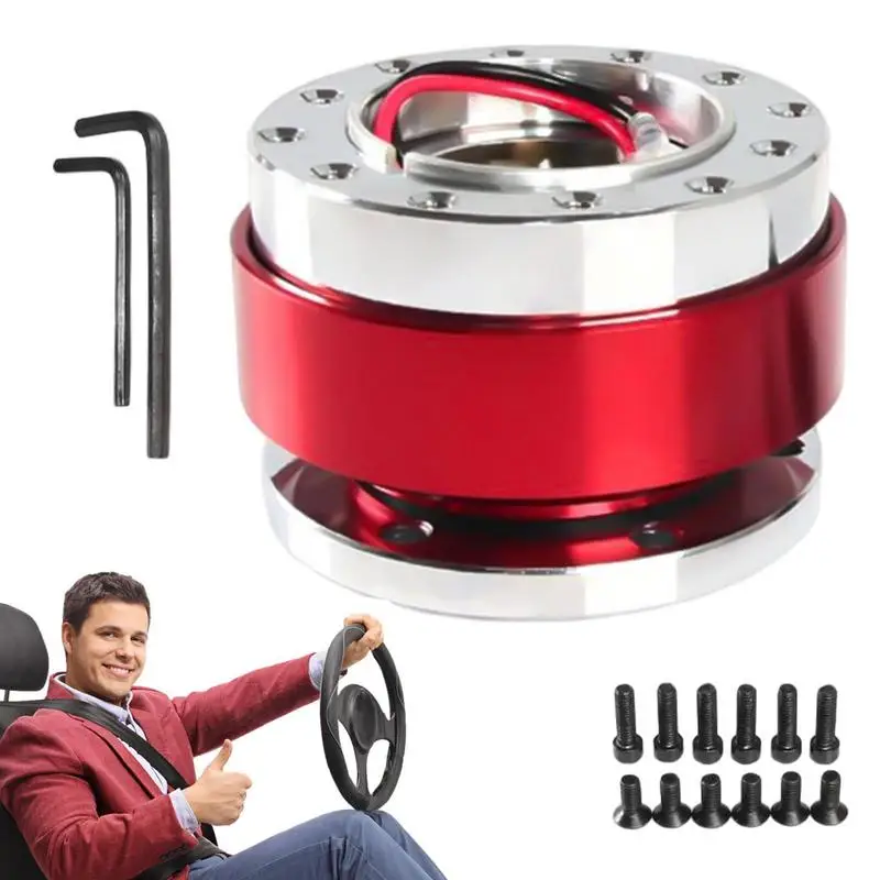 Auto Universal Lenkrad Snap Off Schnell verschluss Nabe Adapter Kit Auto Schnell verschluss Gerät Auto Modifikation Zubehör