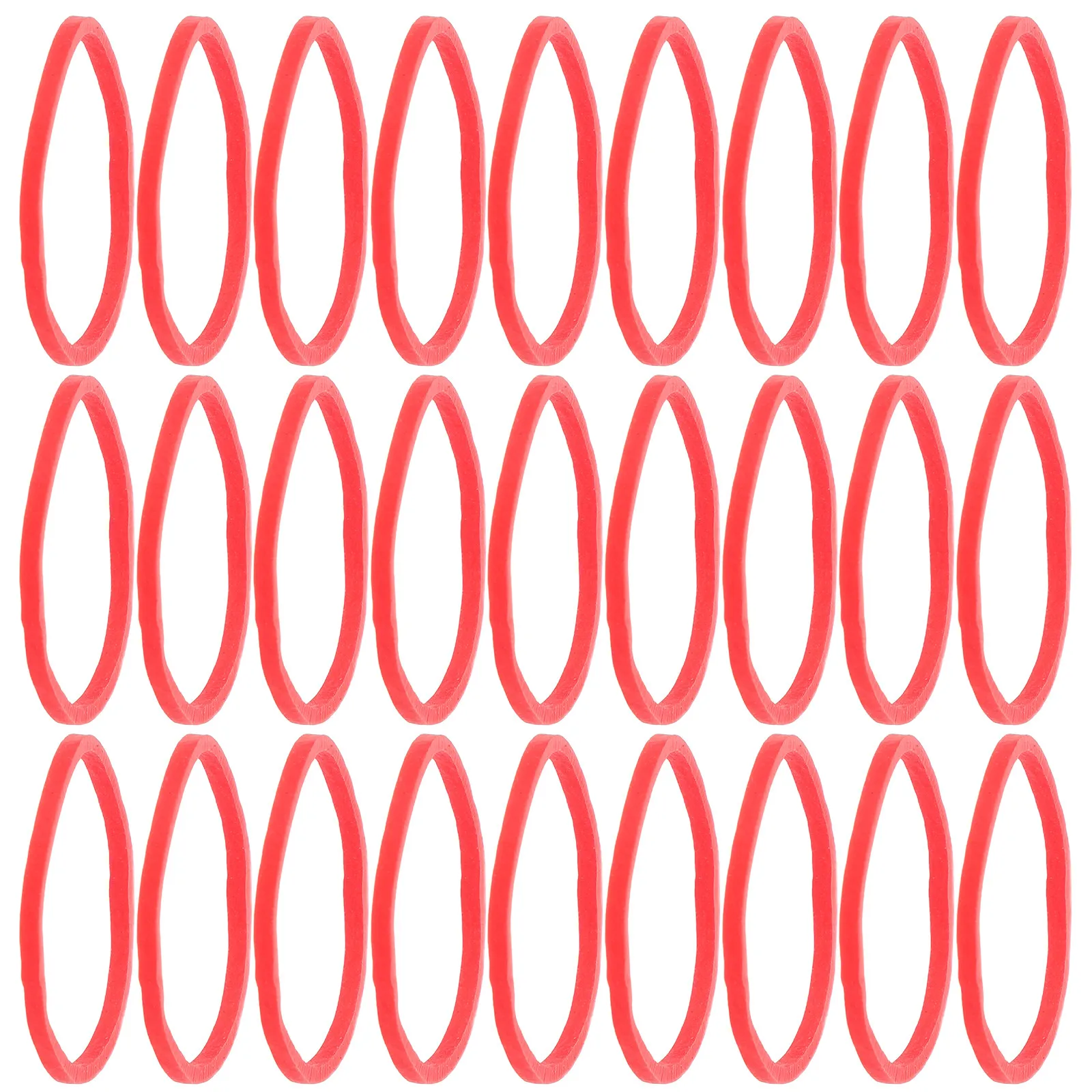 

1 упаковка термостойких силиконовых резинок для укладки волос, для химической завивки, для салонов и домашнего использования, толстые эластичные резинки для волос, красные, термостойкие