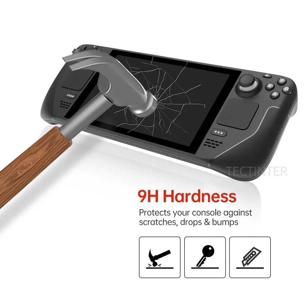 2 حزم حامي الشاشة لصمام البخار سطح السفينة وحدة التحكم 9H الزجاج المقسى المضادة للخدش طبقة حماية لملحقات سطح البخار