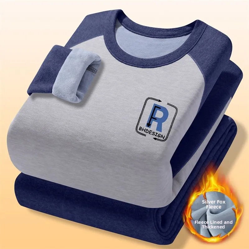 

Комплект термобелья Thiened Fce для мальчиков, подростков и студентов: зимний базовый слой, футболка и брюки, термоодежда, внутренняя одежда