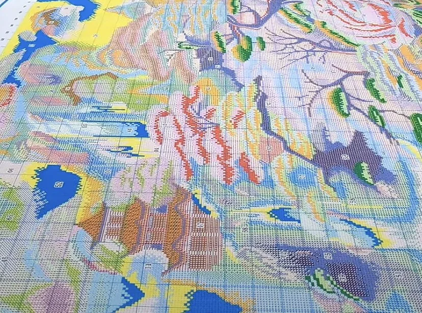 Stamped Cross Stitch Mountains beautiful scenery 11CT 9CT DIY Chinese Kits Embroidery Pattern Printed Cotton-thread Landscape