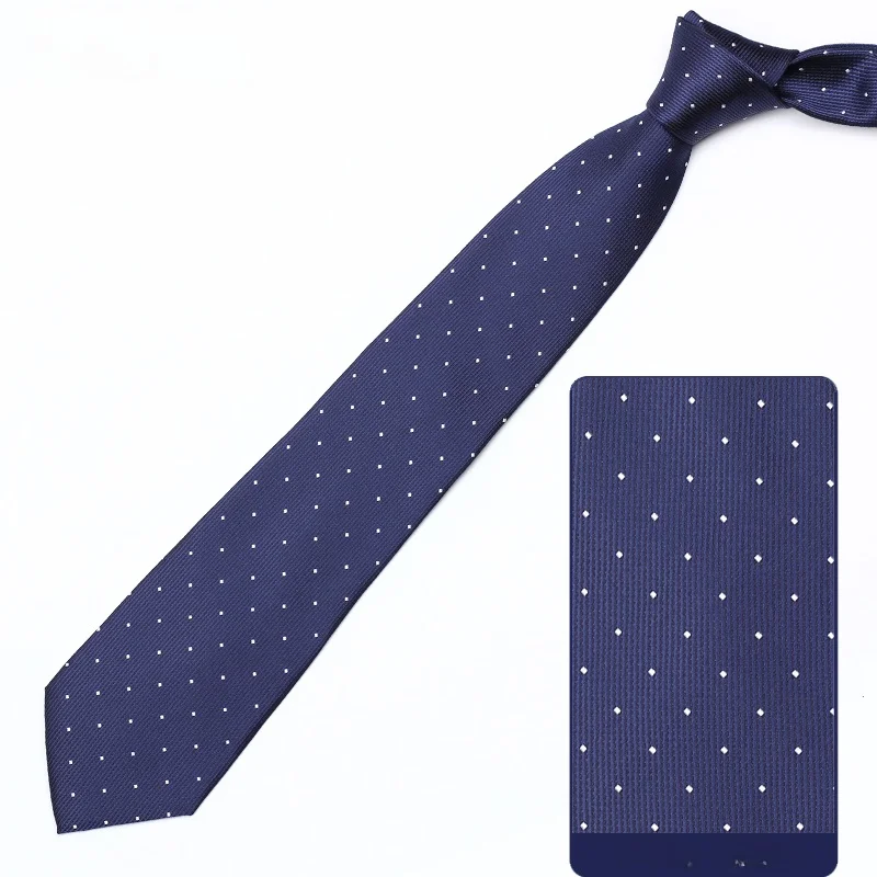 camol-keion-men's-wide-9cm-tie-handmade-checkered-business-formal-wedding-gift-box-packaging-blue-polka-dot-tie