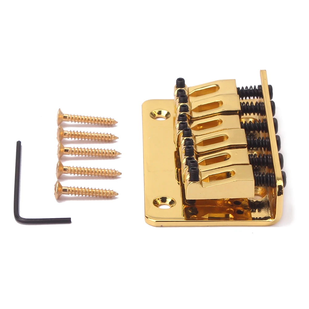 

String Metal Saddle Bridge Strain Plate Bridge for Ukulele Musical Instrument Replacement Accessories Golden