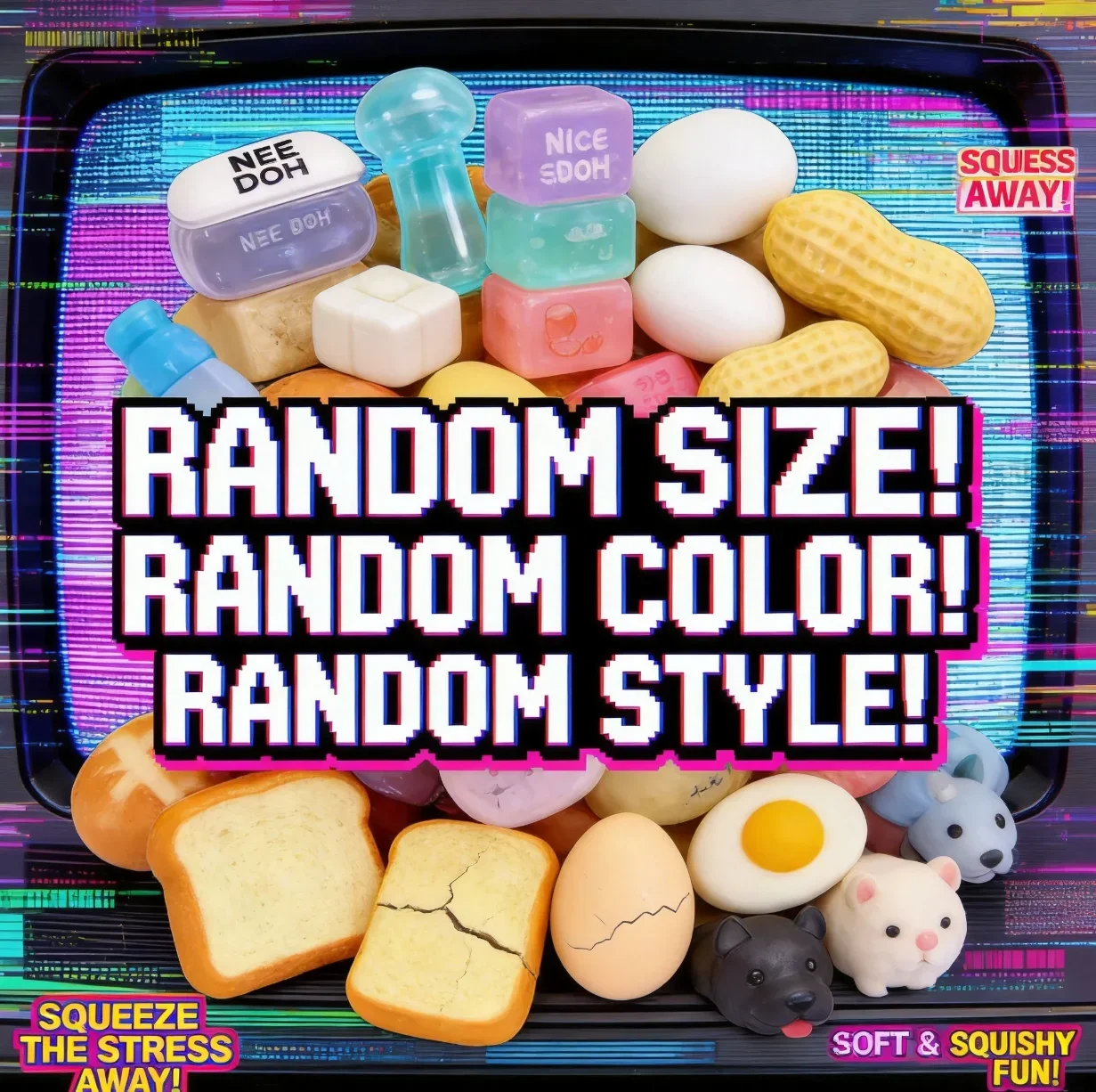 Heavy Weight Handmade Squishy B Grade Limited Blind Box Food Grade Safe Relieves Hand Stress Mood