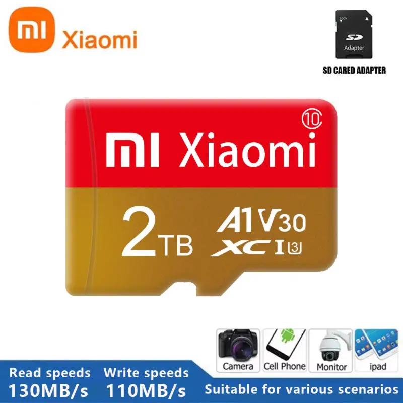 Original Xiaomi Memory Card 2TB 1TB 512GB 256GB Class10 Mini TF Card SD Card for Cell Phones Car Devices Computers Drones