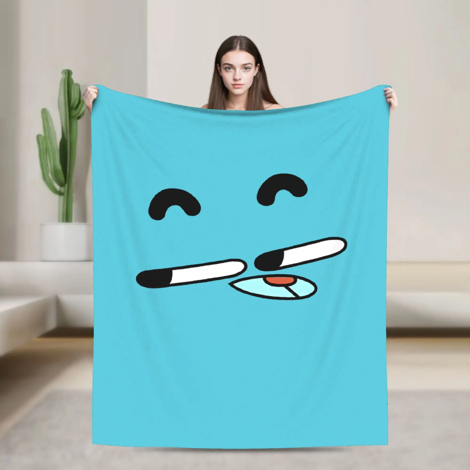 Gumballs Gum Ball Watterson Amazing Cartoon Blanket Fleece Super Warm Throw Blanket for Bedding Couch Bed Rug