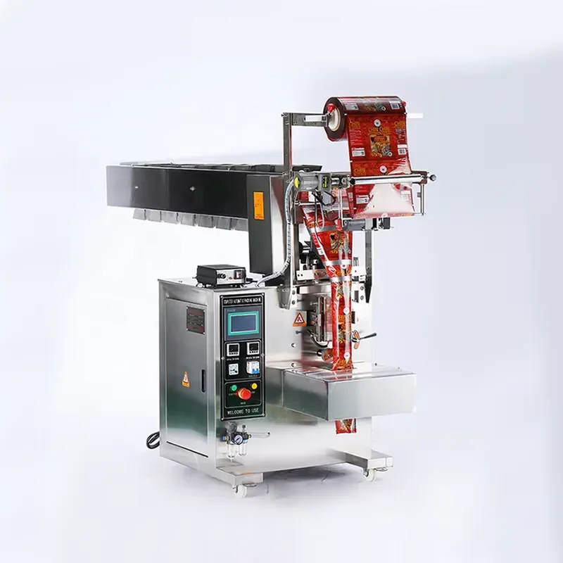 AP01 Automatic 320 Back Seal Packaging Machine for Granule Snack Flip Hopper Packing Machine