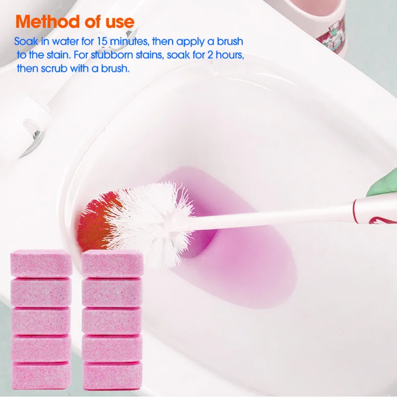 Cleaning Effervescent Tablet Solid Cleaner for Washing Tank Machine Laundry Deep Cleaning Detergent Remover Toilet Cleaning Tool