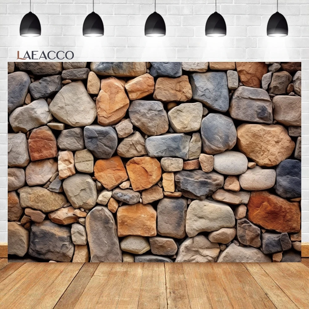 Laeacco Stone Wall Backdrop Dark Black Carbon Marble Surface Texture Pattern Photography Background Artistic Portrait Backdrop