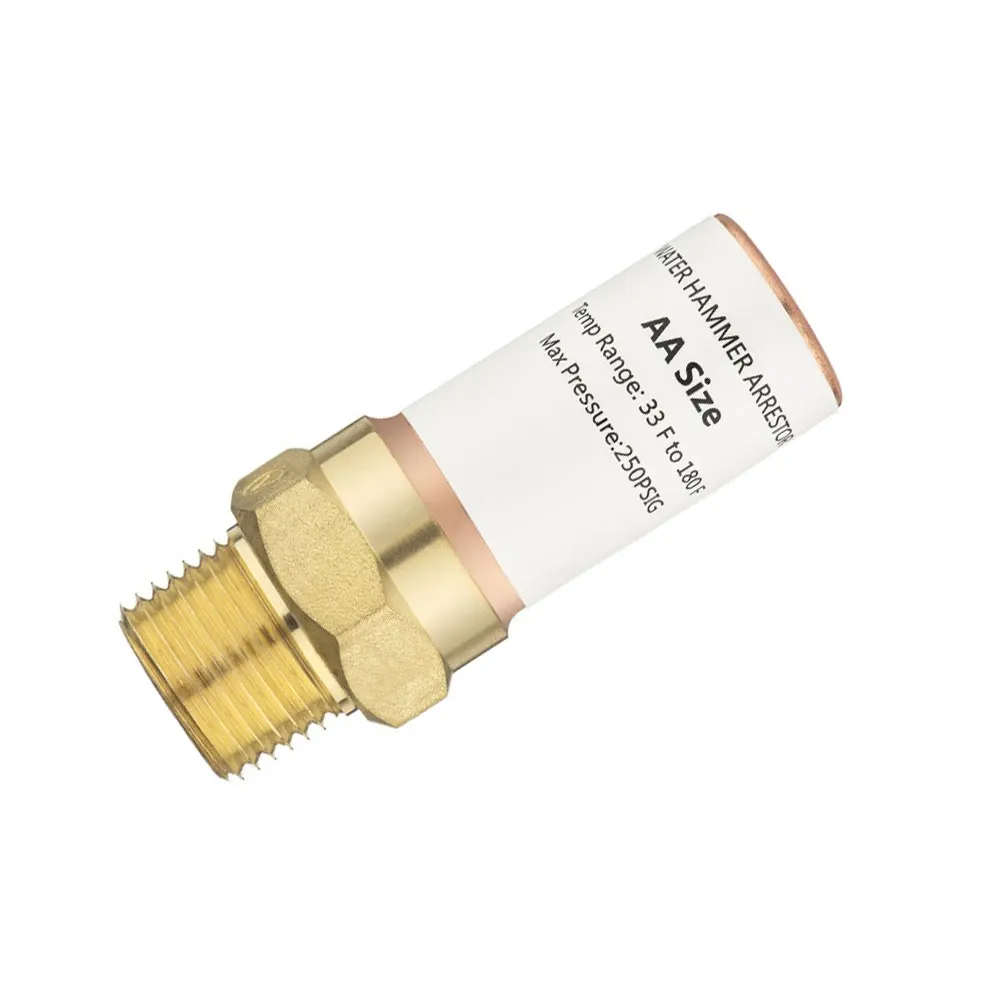 

Stainless Steel 12 Inch NPT Water Hammer Eliminator for Kitchen Bathroom Laundry Rooms with Shock Absorption Function