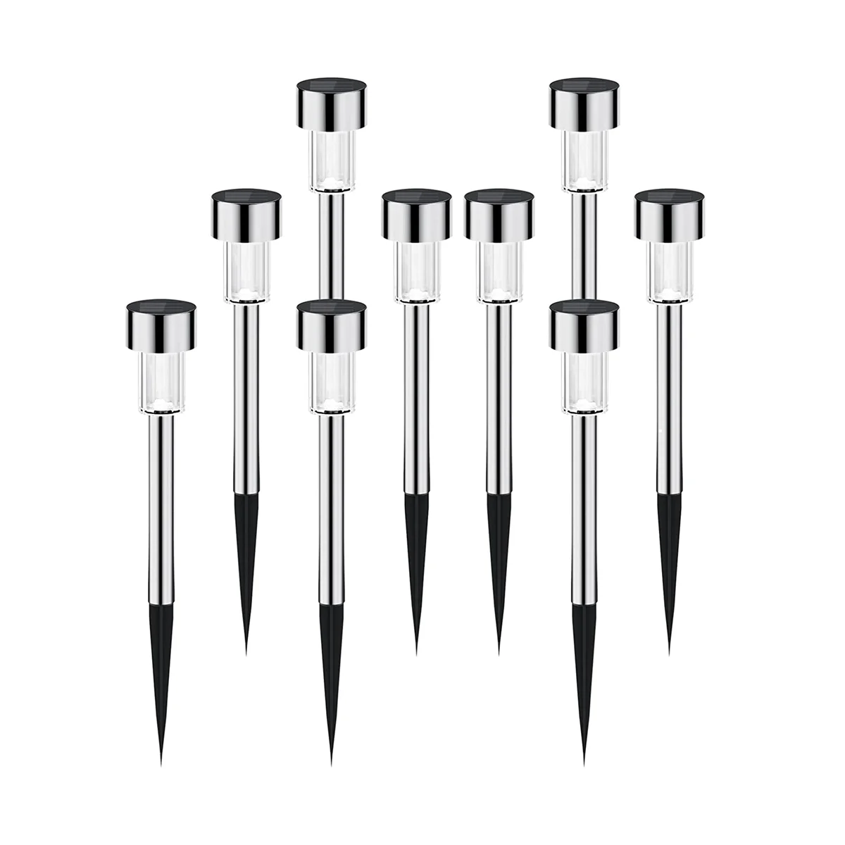 

Наружные водонепроницаемые солнечные фонари, 12 шт., солнечные садовые фонари, ландшафтное освещение для дорожки, патио, лужайки, дорожек
