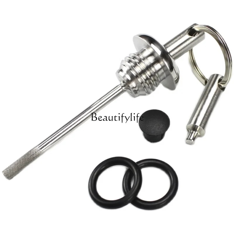 

Modified Motorcycle Anti-Skid Oil Dipstick Cover 304 Stainless Steel Anti-Theft Oil Dipstick Cover