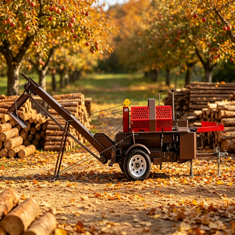 Automatic Firewood Processor Hot Sale Hydraulic Log Splitter Timber Wood Splitting Machine Manufacturer