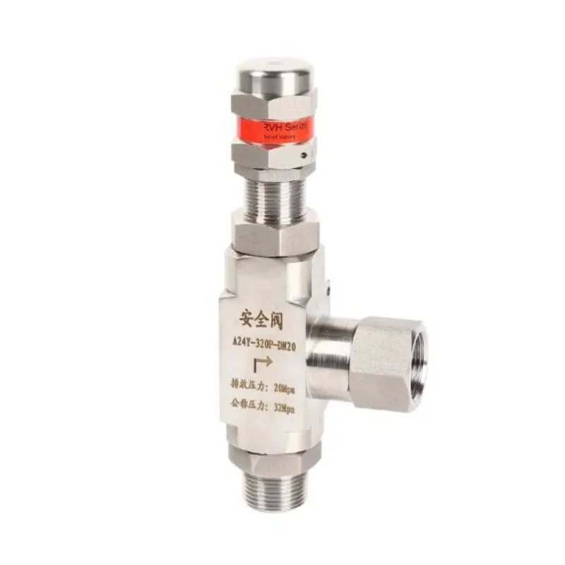 6000PSI 316L safety valve pressure relief valve male to female thread G ZG NPT spring-loaded micro-opening unloading valve