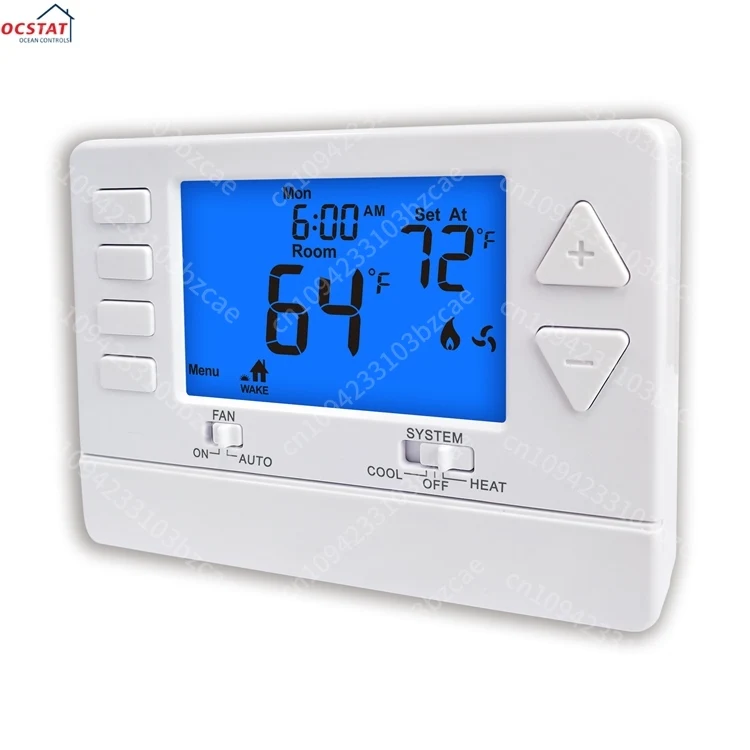 Neuer Raumthermostat, 24 V, verkabelt, digital, programmierbar, für Klimaanlagen-Wärmepumpe