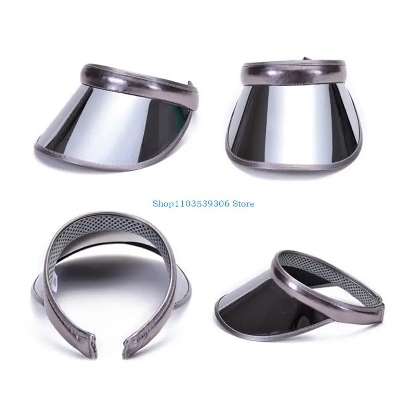 400A قبعة الشمس للمرأة المراهقين للجنسين في الهواء الطلق الملونة قبعة بواقٍ للشمس واسعة حافة الربيع الصيف المضادة للأشعة فوق #5