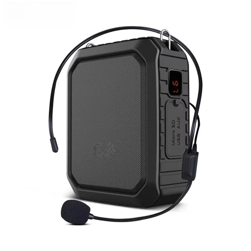M800 Portable Voice Amplifier With Wired Microphone For Teachers IPX5 Waterproof Bluetooth Speaker 4400mAh Power Bank