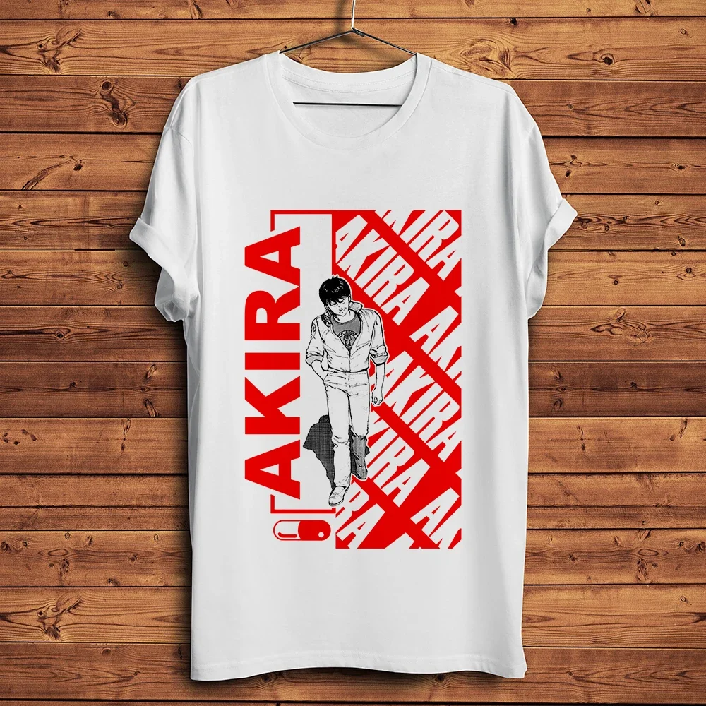

Модная Тяжелая забавная рубашка с аниме Акира канеда, мужская новая белая Повседневная футболка с коротким рукавом, крутая уличная одежда унисекс с мангой
