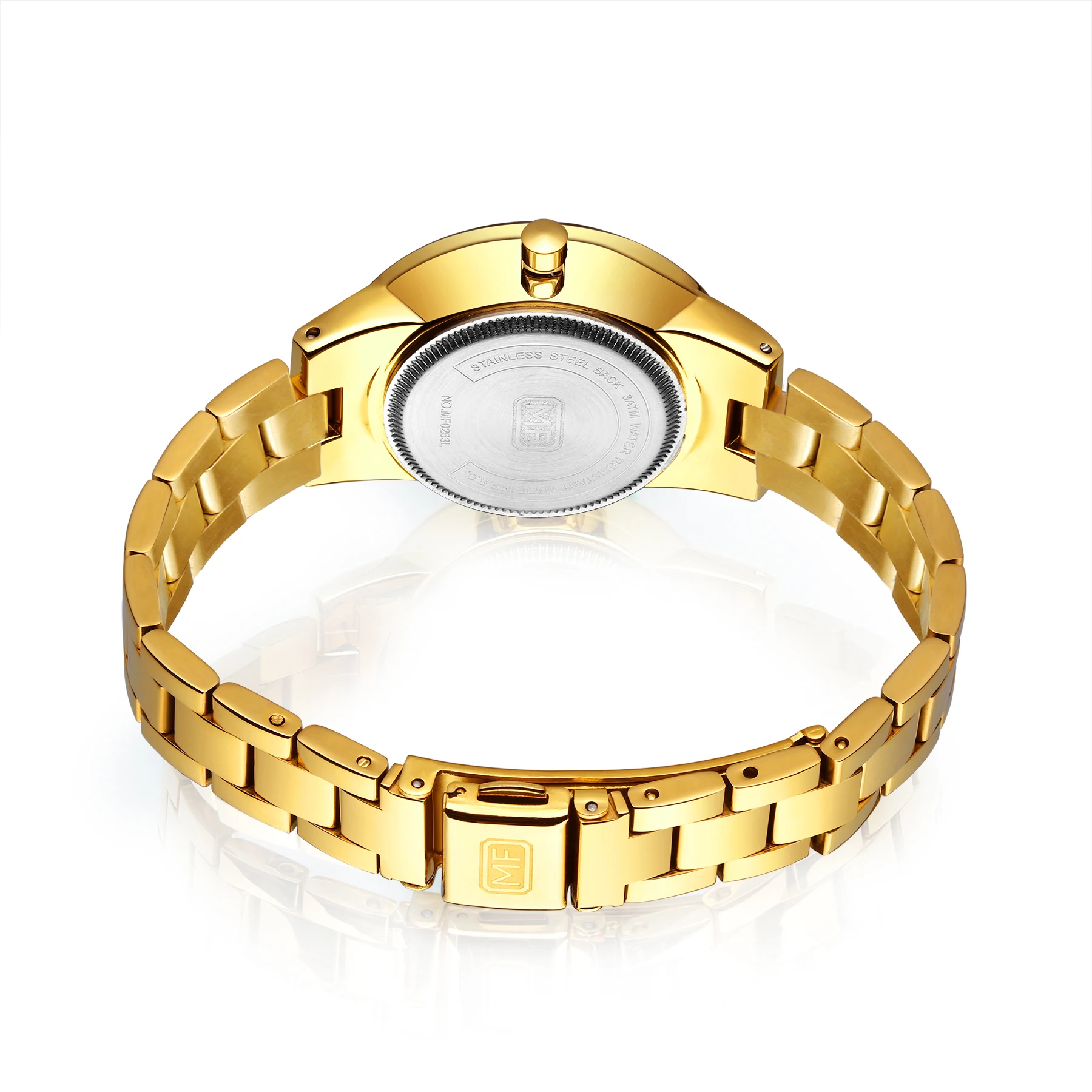 MINI FOCUS MF0263L Luxury Diamonds Wristwatch 2025 Trendy Stainless Steel Band Waterproof Women Quartz Watches