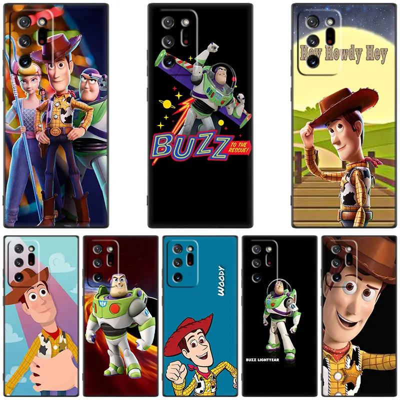 Disney Toy Story Woody Buzz Case For Samsung Galaxy M53 M52 M51 M33 M32 M11 M12 M13 M21 M22 M23 M31S M30S Note 10 Plus 20 Ultra