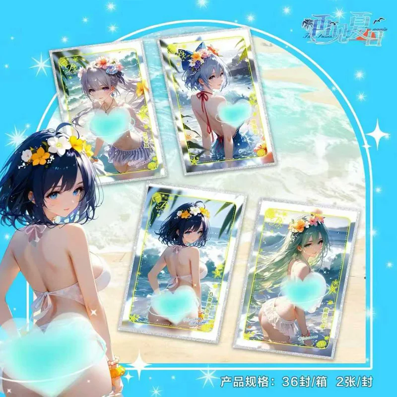 Goddess Story Zomerthema A5 Waifu-kaarten Vaarwel-serie Wave 1 Premium Collectors Art Set
