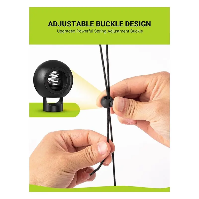 كرة تنس AWAH للمساعدة في ركن السيارة مكونة من قطعتين مع سلسلة غير مرنة وإبزيم قابل للتعديل، مؤشر إيقاف السيارة الدقيق للمرآب #4