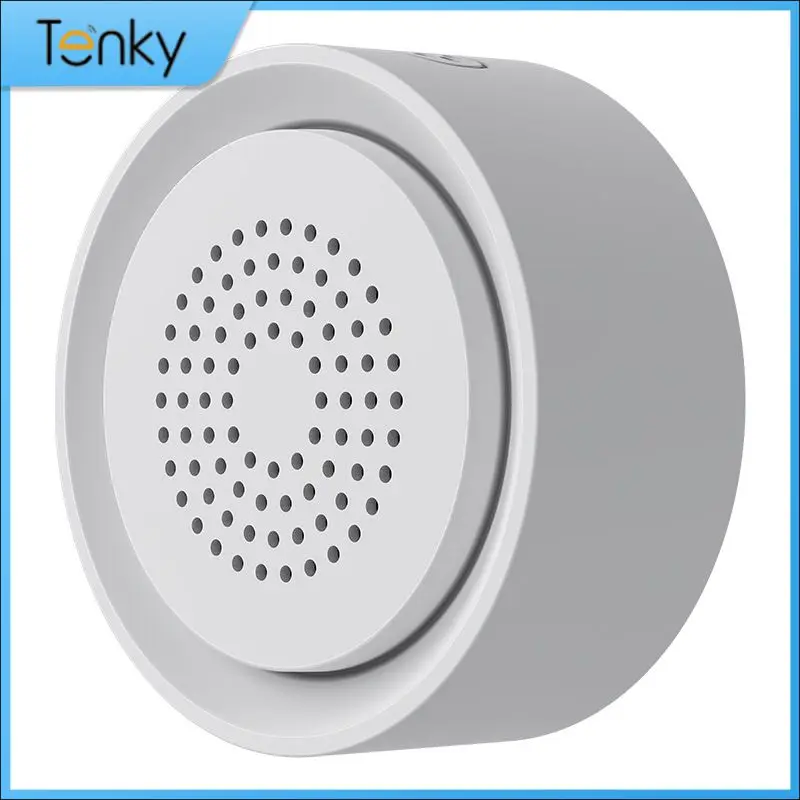 Sound And Light Alarm Tuya Smart Wifi Temperature And Humidity Sensor Smart Life App Remote Wireless Human Body Sensor 3 In 1