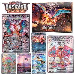 60/100 adet Pokemon EX kart Scarlet & Violet Obsidian alevler Booster kutusu İngilizce sürüm