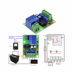 XH-M601 Battery Charging Control Board 12V Intelligent Charger Power Supply Control Module Panel Automatic Charging/Stop Switch