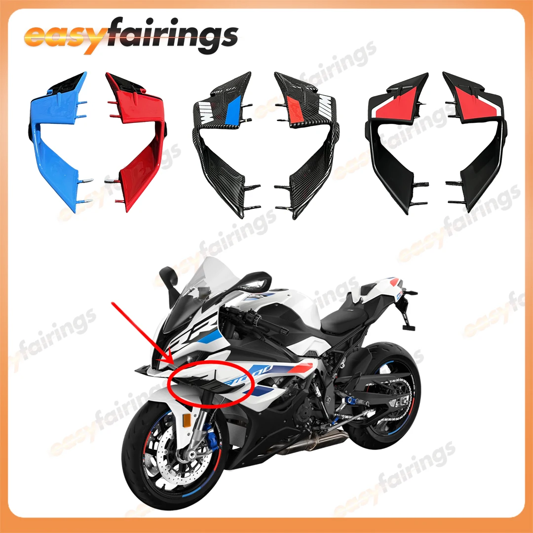 

Motorcycle Body Parts Side Winglet Fairings Kit Wings Winglets Fit For BMW S1000RR 2023 2024 WINGLETKIT Replacement Parts