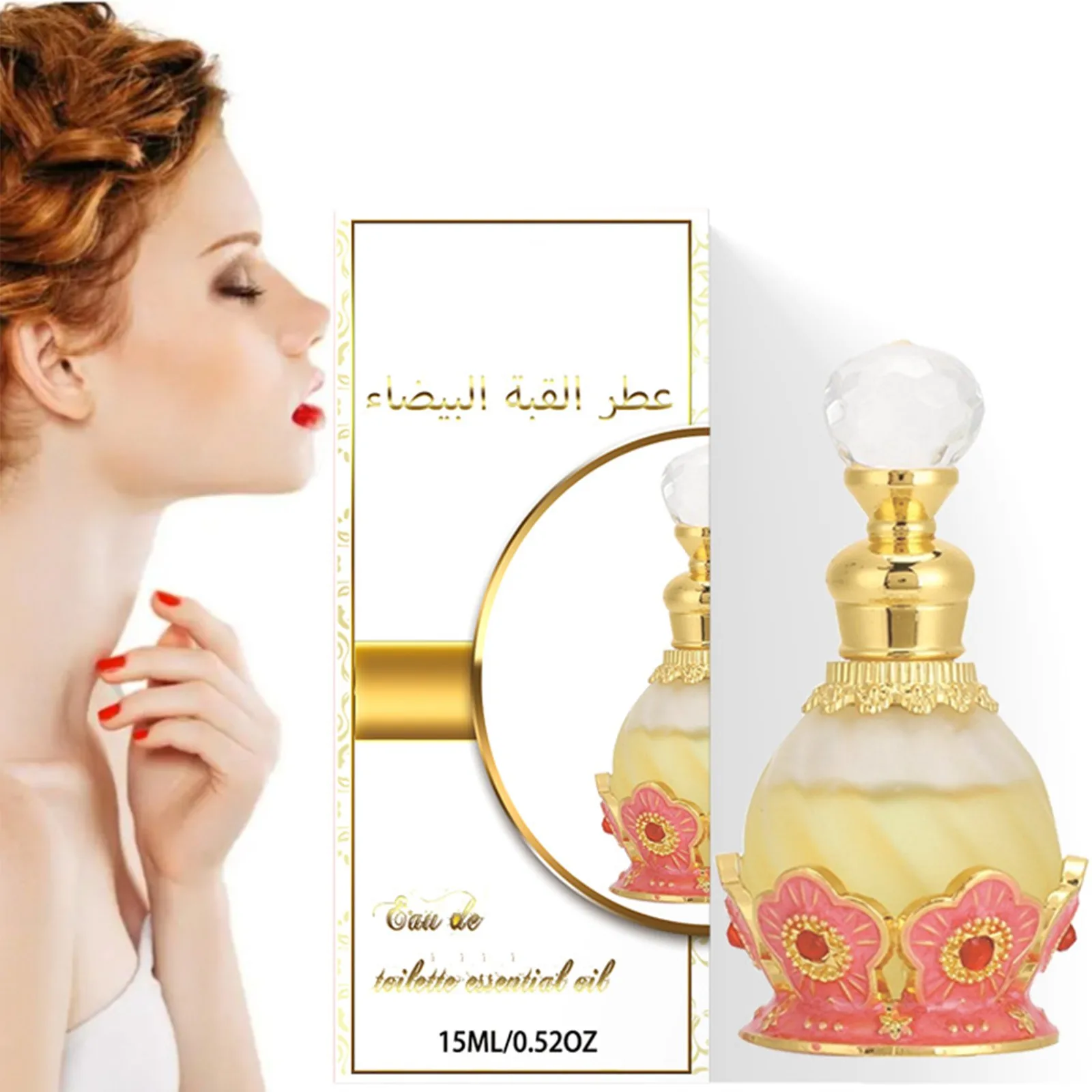 Exotic Rose Scented Perfume Unleash Your Alluring Charm 15ml Middle Eastern rose fruit perfume Light and lasting perfume