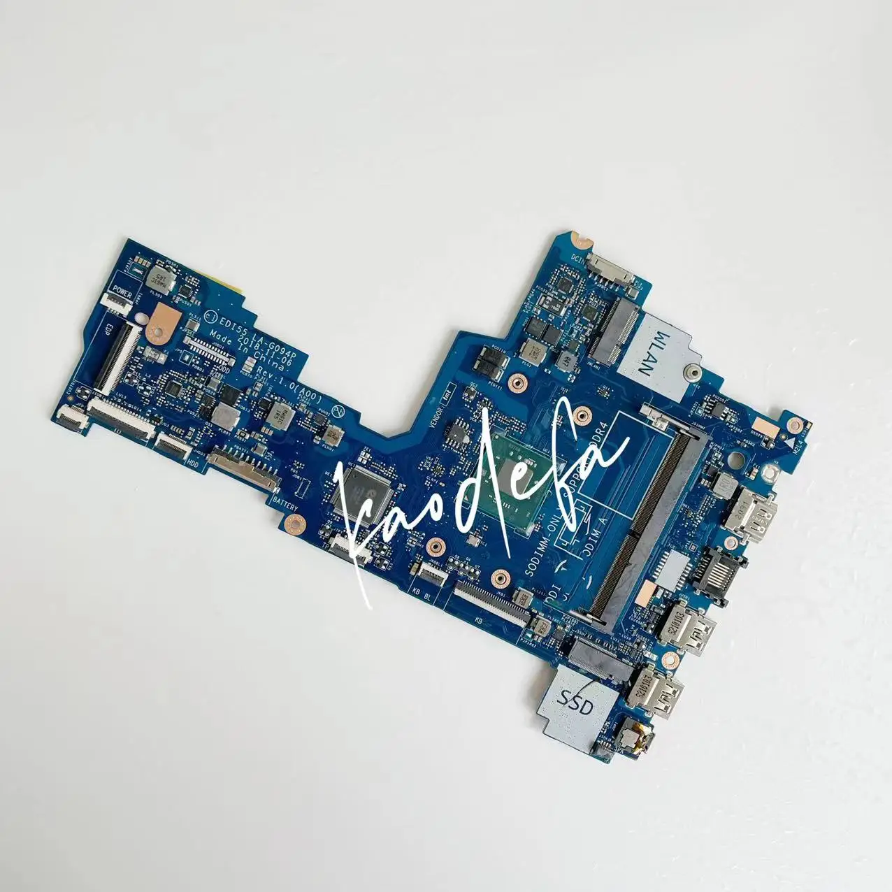 Imagem -04 - Mainboard para Dell Inspiron 3482 3852 Computador Portátil Placa-mãe Cpu: N5030 Srfdc Cn0pnjpx 0pnjpx Pnjpx 100 Teste ok Edi55 La-g094p