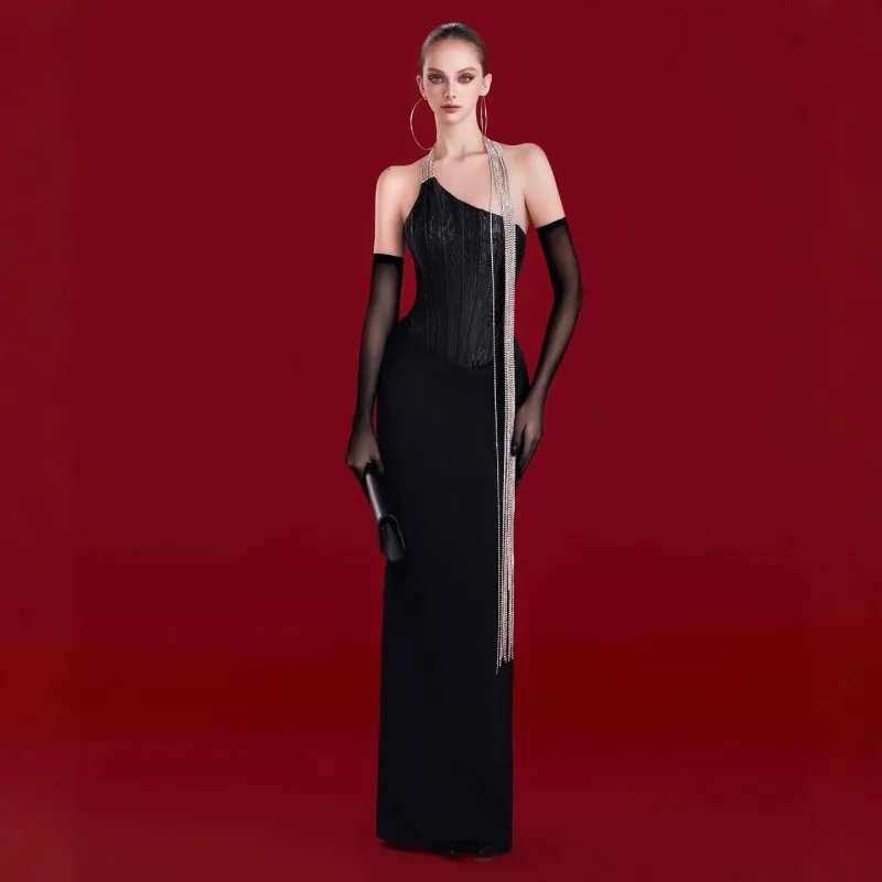 

New Station Party Dress Red Banquet Party Dress