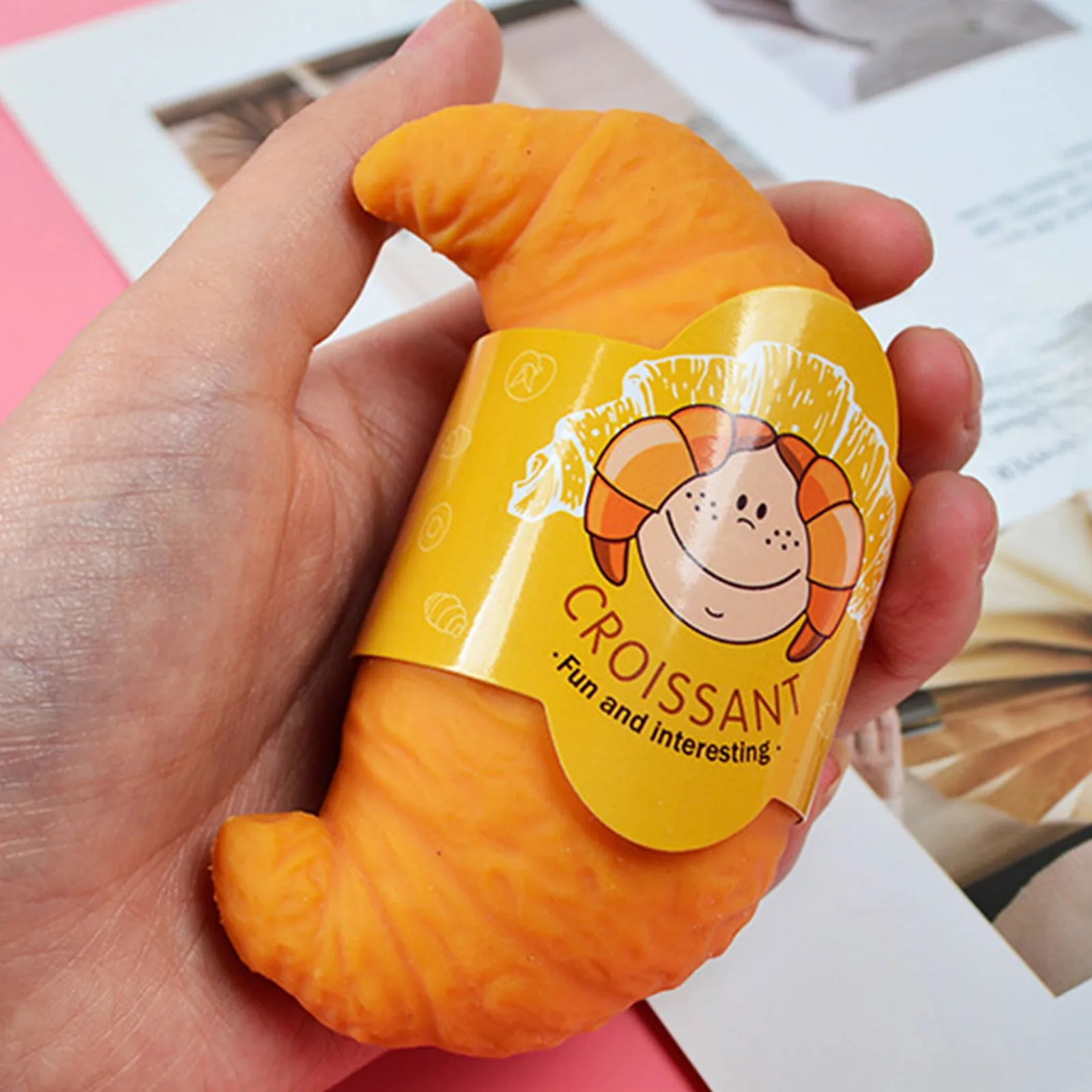 

Мягкая игрушка-антистресс в виде пельменя, имитирующая медленное восстановление формы, имитация еды, для детей и взрослых