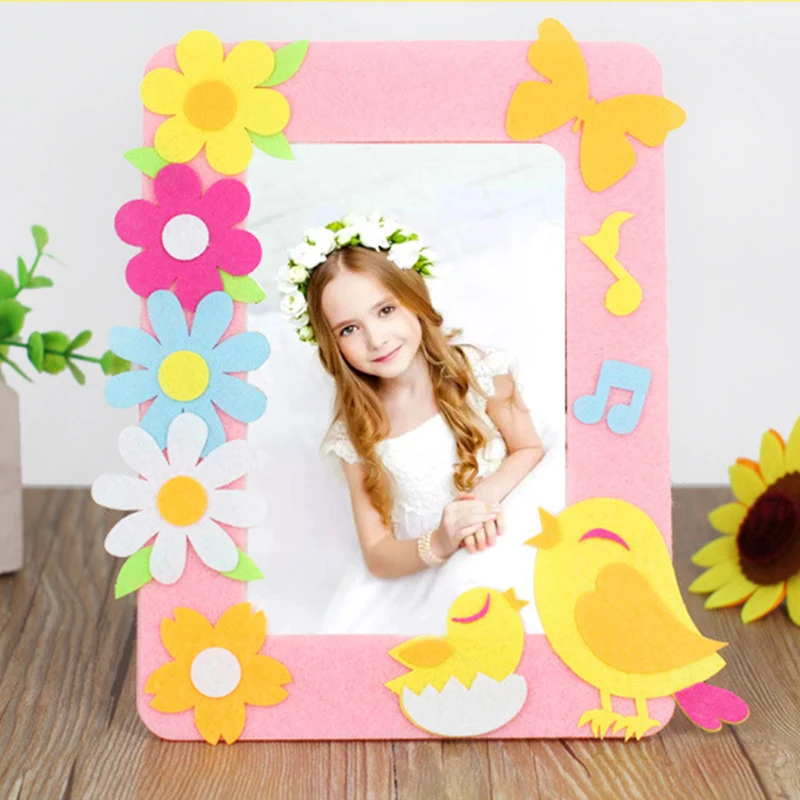 christmas decoration Photo frame kindergarten lots arts crafts diy toys crafts kids educational for children's toys girl gift