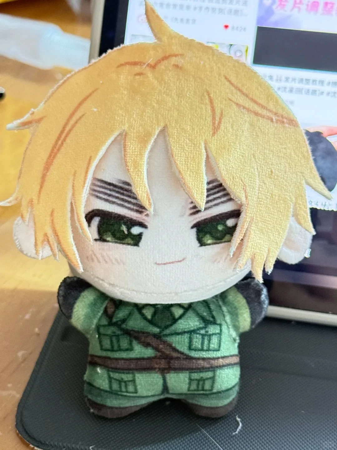 

10cm Anime Arthur Kirkland Plushie Stuffed Doll Toys Cos Plush Backpack Pendant Keychain Kawaii Doll Birthday Xmas Gifts