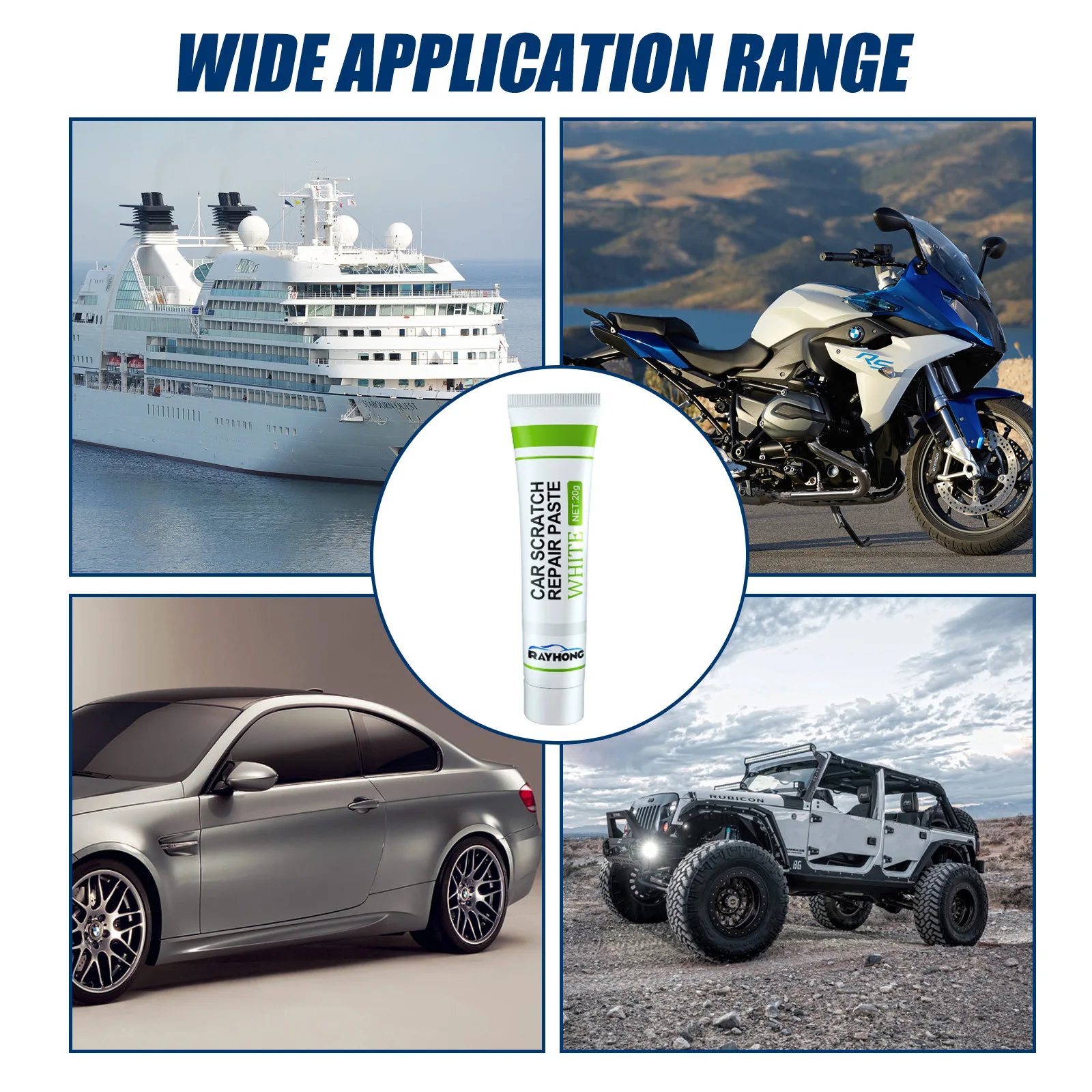 グラスファイバー修理ペースト接着剤強力な速乾性小さなパテ長繊維深い亀裂車の傷除去ペースト修正ツール