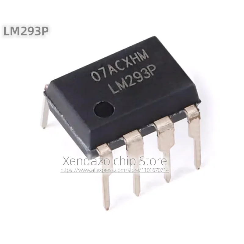 10pcs/lot LM293P DIP-8 package Original genuine Dual differential comparator chip