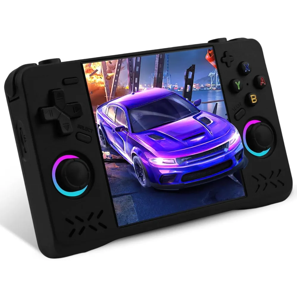 

Портативная игровая консоль 4 дюйма 4K HD IPS с доставкой по США, предустановленными классическими играми, множеством эмуляторов и Linux с открытым исходным кодом