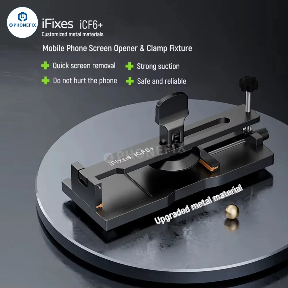 iFixes iCF6 Universal LCD Screen Separator Opener Mobile Phone Free Heating Screen Back Cover Quick Removal Clamping Fixture