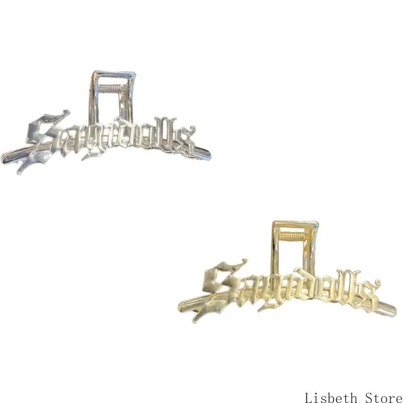 

124A Elegant Metal Hairpin Comfotable Wear Lightweight Hair Claw Clip Hair Ornament
