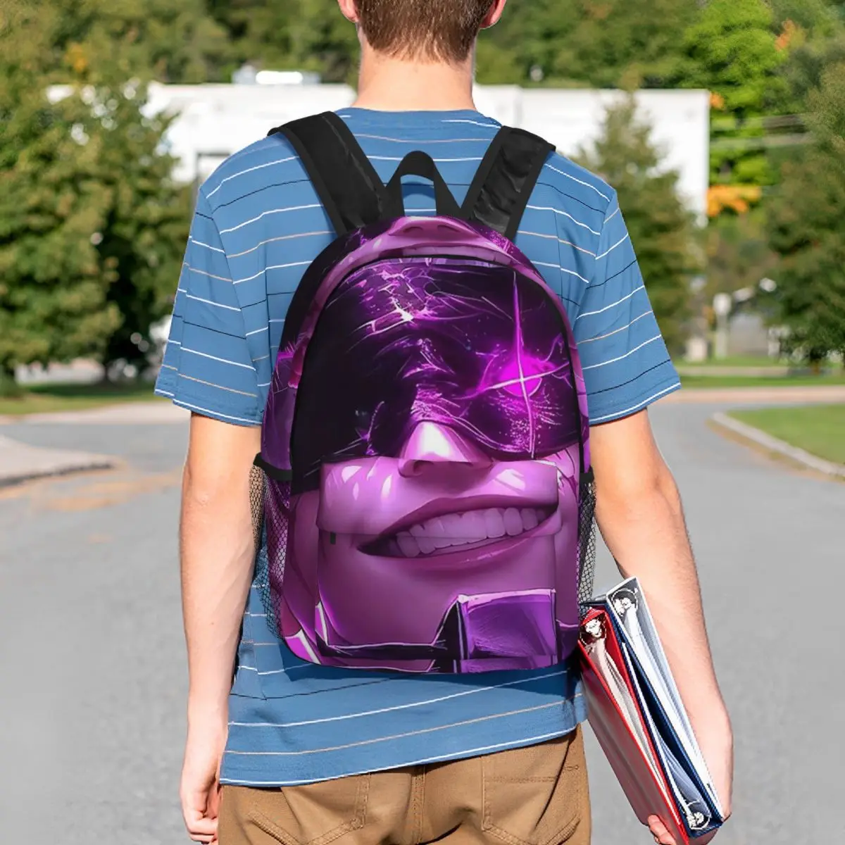 Anime Spellcaster Gojo Satoru Backpack Student BookBag Kids School Bag Laptop Shoulder Bags for Boys Girls