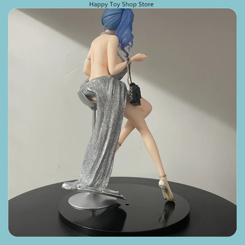  فستان سهرة من Azur Lane St. Louis Ver. 28 سنتيمتر يجلس تشكل أنيمي الشكل تمثال سطح المكتب الديكور هدية #5