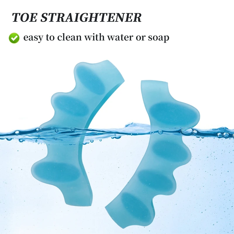 Corrector, Toe Separator,Bunion Relief Protectors New Material Gel Hammer Toe Straightener,Toe Spacers, Toe Stretchers,For Men A