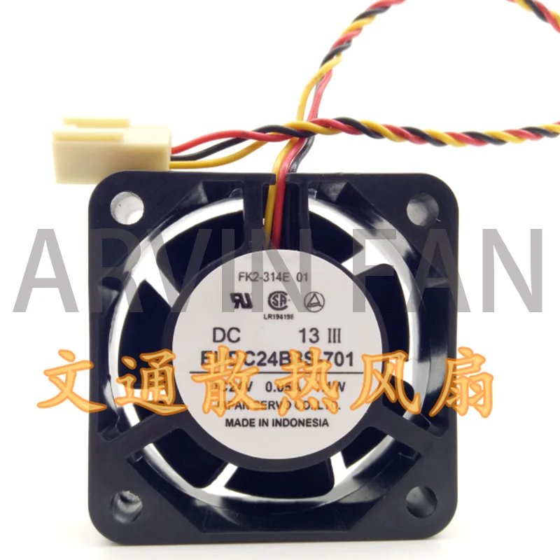 EUDC24B8S-701 EUDC24B8S-932 4015 DC24V 0.05A 1.1W Heat Dissipation Fan