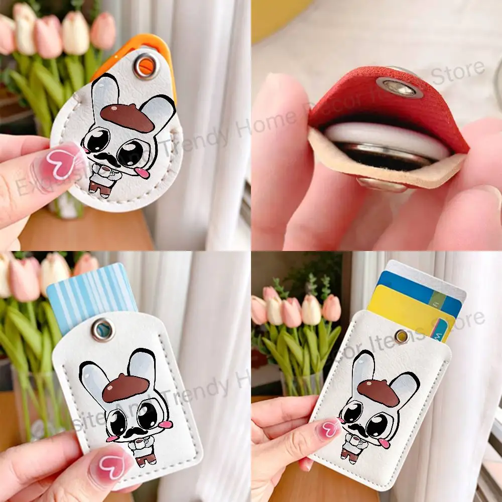Barney A-Anomaly Animal Hospital Custom Access Card Case Leather Card Holder Transportation Card Case Gifts
