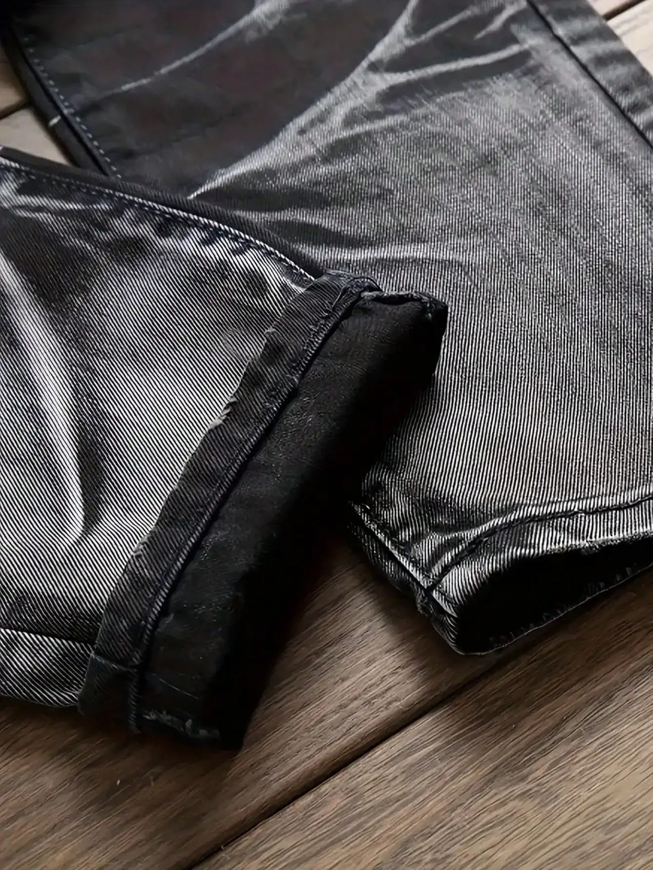Jeans Black White Slim Fit Stretch - Image 5